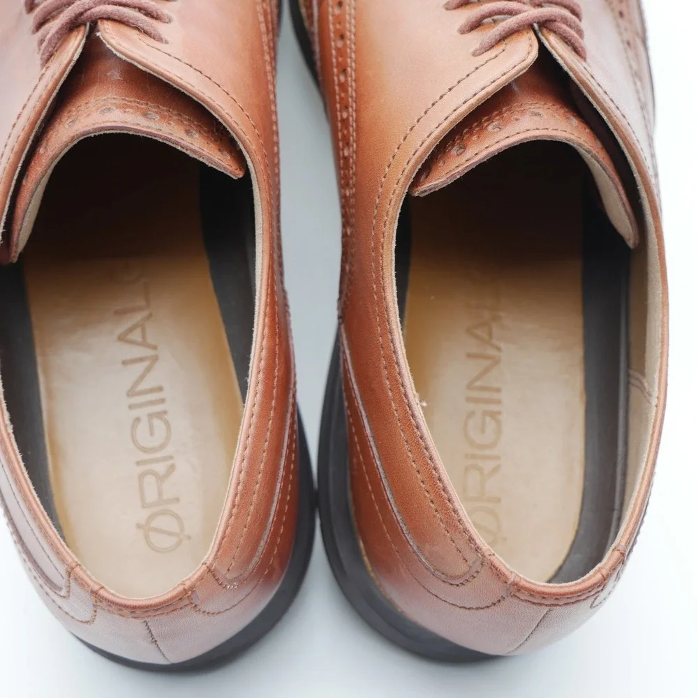 Cole Haan Original Grand Wingtip Oxford British Tan Leather C26472 Mens 11M